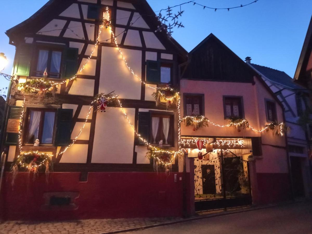 Gites Aux Fines Bulles D'Alsace Spa Privatif En Supplement Bergheim Exterior foto
