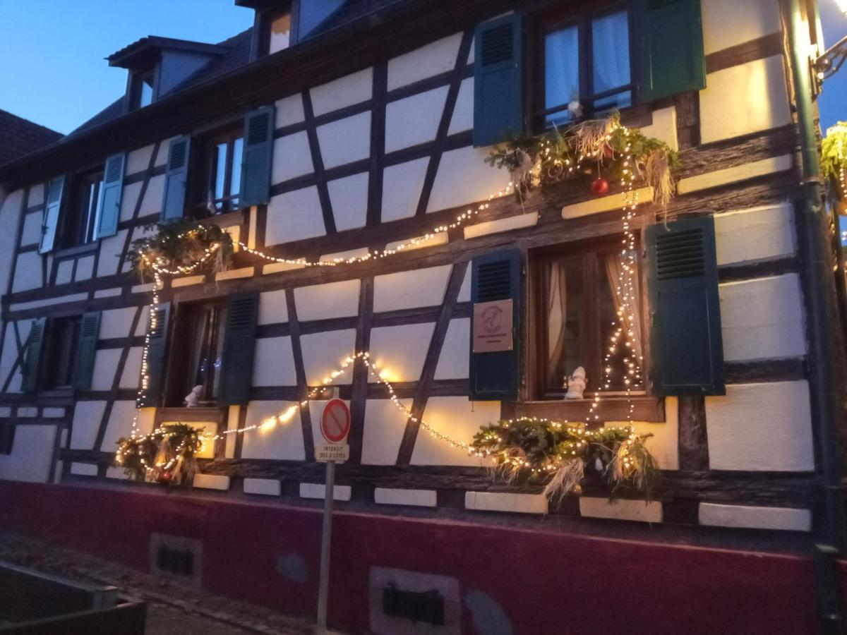 Gites Aux Fines Bulles D'Alsace Spa Privatif En Supplement Bergheim Exterior foto